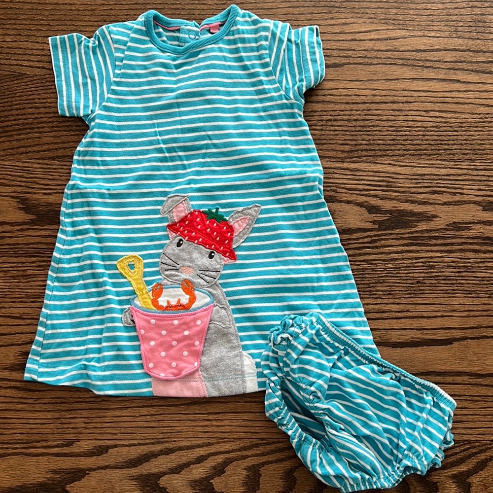 Baby Boden summer bunny dress